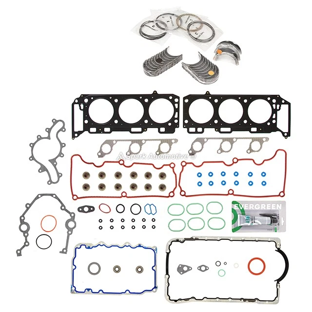 Conjunto completo de anéis de rolamentos de junta ajuste 2002 Mercury Mountaineer 4,0L - Imagem 2 de 4