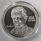 1992 Hale Irwin PGA Tour World Golf Hall of Fame 1oz .999 Fine Silver Round