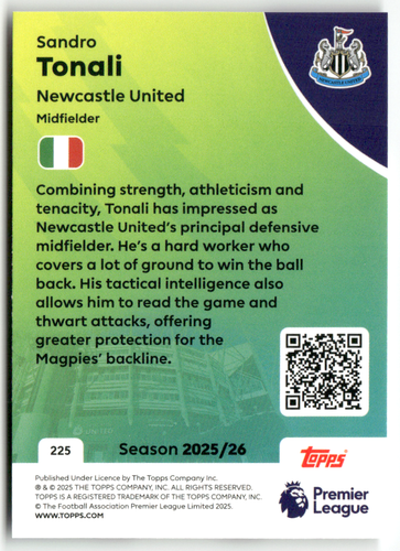 Topps Premier League 2025-26 25/26 Soccer Card 1 - 250 Choose - Picture 450 of 500