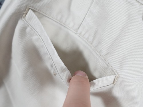 Pantalone Gant Uomo W32 L32 Beige Avena Hampton Chino Dritto Cotone Tasca Y2K - Foto 11 di 13
