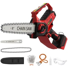 Mini Chainsaw for Miwaukee M18 Battery, 8-Inch and 6-Inch 2-IN-1 Cordless Ele...