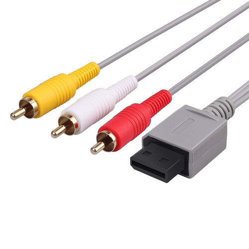 1.8m AV Composite TV Audio Video Lead Cable RCA for Nintendo Wii - Picture 2 of 10