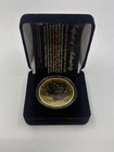 1921 - U.S. 24 Kt + Platinum PLATED -Silver Morgan Dollar $1 In Box w/ Cert