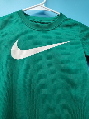 Nike Size Medium Long Sleeve Shirt Boys Green - Picture 2 of 6