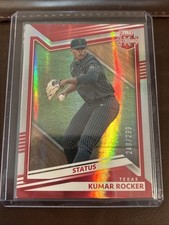 2022 Elite Extra Edition Kumar Rocker Status Red /299 SP Rangers RC