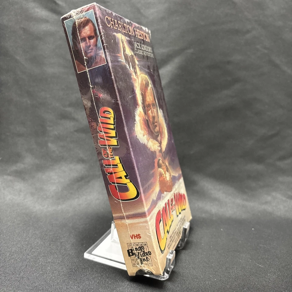 VTG Call of the Wild VHS Charlton Heston in Jack Londons Classic Sealed New 1989 - Image 3 of 4