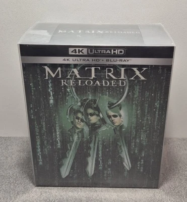The Matrix Reloaded 4K - One Click Box - MantaLab - Bluray Steelbook - NEU & OVP - Bild 1 von 4