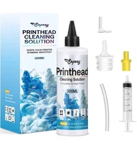 200ML Printer Cleaning Kit Unblock Print Head Nozzles Clogs Cleaner Flush