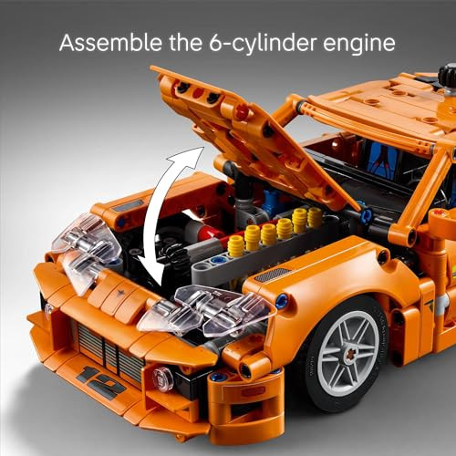 Technic Fast and Furious Toyota Supra MK4 Building Kit- Toy Car for Kids, - Picture 4 of 6