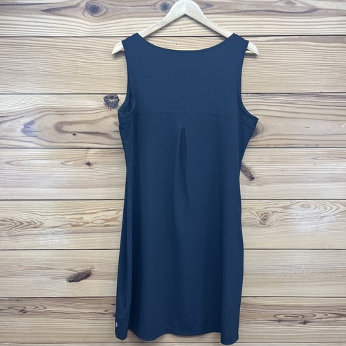 Columbia Dress Large Black Sleeveless Omni-Wick Short Hiking Zip Pockets B160 - Picture 8 of 12