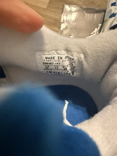 2006 BN AIR JORDAN 4 IV Zapatillas Hombre Azul Militar 308497 141 - Imagen 11 de 13