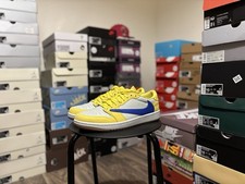 Size 11.5 - Travis Scott x Air Jordan 1 Retro OG SP Low Canary W
