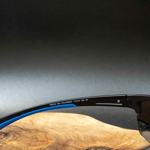 Timberland Mens Sunglasses TB9103 02D Black Frame Mirrored Polarised Lenses - Picture 7 of 9