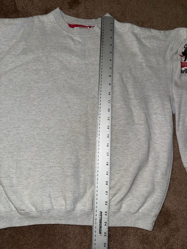 Vintage Marlboro Adventure Team Sweatshirt Grau 90s Lizard Herren Gr. Medium Selten - Bild 4 von 6