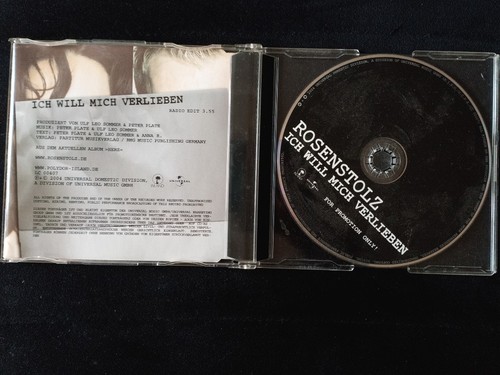 Music Musik MAXI CD Rosenstolz – Ich Will Mich Verlieben Sehr Gut - Bild 2 von 2