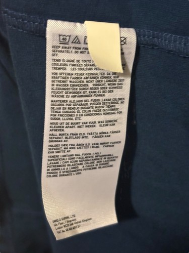 Uniqlo Dusen Dusen Size XL Blue Cotton Graphic Ellen Van Dusen T Shirt - Picture 7 of 9