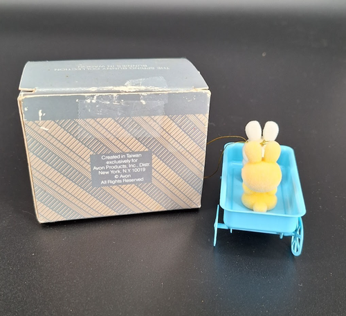 Vintage Avon Gift Collection Baby Hase Ornamente 4er Set Frühling Hasen Pastell - Bild 17 von 17