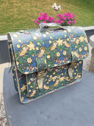 **Made In England** Dr Martens X Liberty London 15 Inch Satchel - Picture 2 of 16