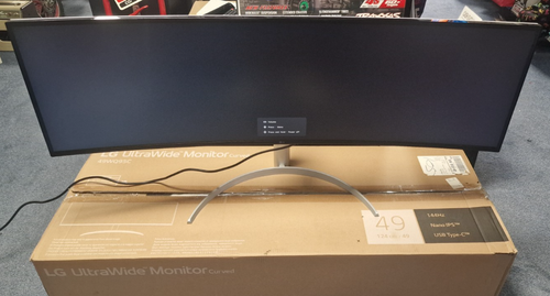 LG 49WQ95C-W 49" Ultrawide Curved Monitor funktionstüchtig verpackt - Bild 6 von 21