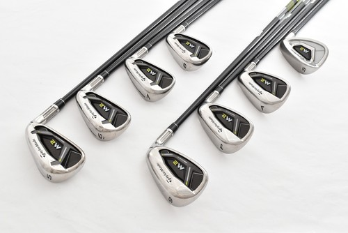8PCS Taylormade M2 Iron Set 5-6-7-8-9-P-A-S TM7-217 Flex R Regular RH Golf Club - Picture 3 of 22