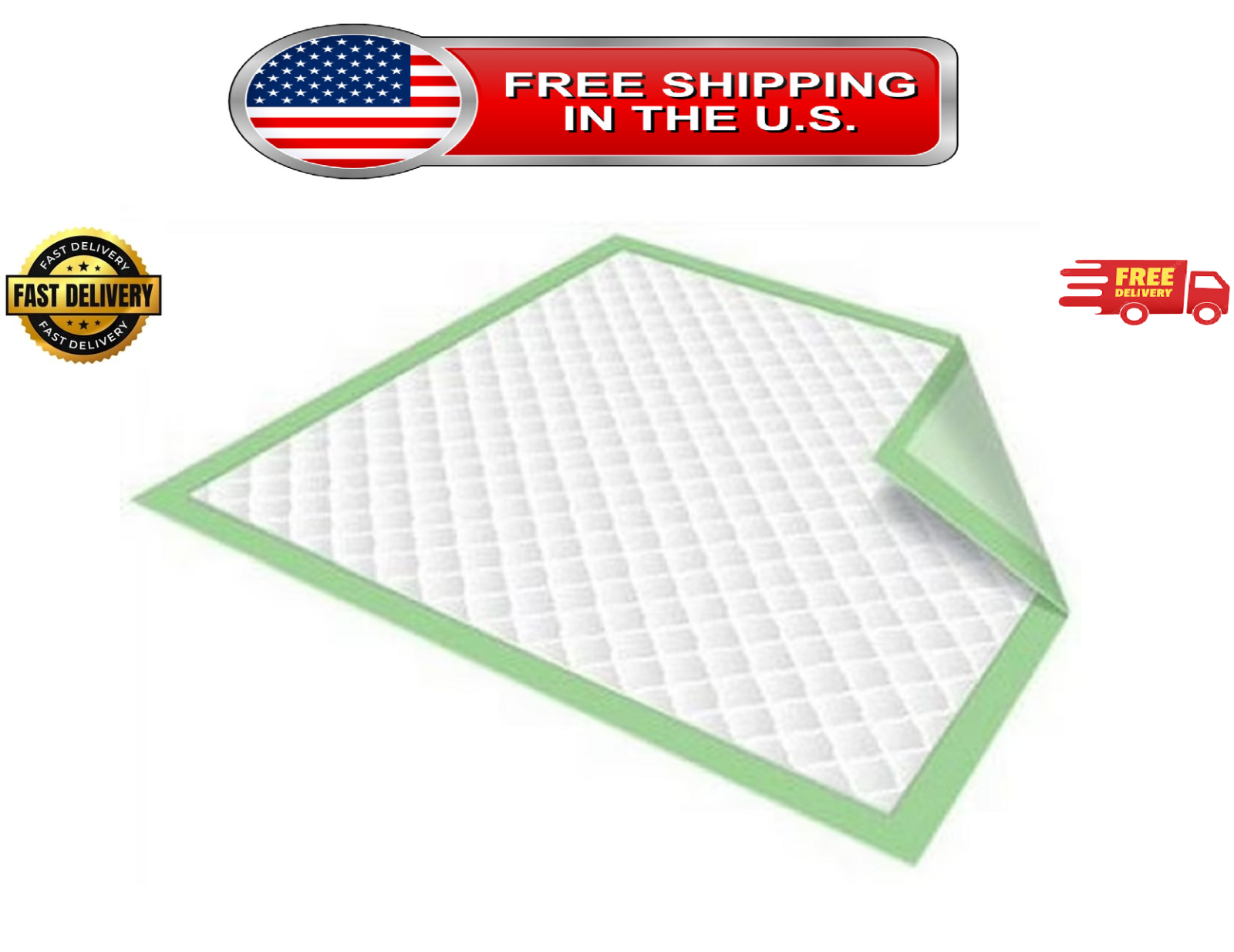 HealthLine Chucks Pads, Chux Disposable Underpads 23 x 36, Waterproof Mattress