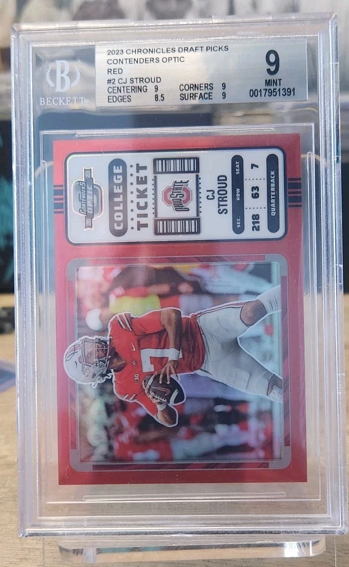 CJ Stroud Panini Chronicles Draft Picks Contenders Optic #2 Red