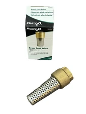 Parts2O 1" Brass Pump Foot Valve TC2503LF Check Strainer Intake Backflow
