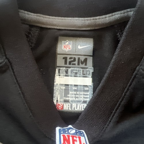 Baby Nike Oakland Las Vegas Raiders Brown Jersey Sz 12M $45 NEW SMALL DEFECTS - Picture 3 of 7