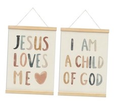 Christian Jesus Nursery Wall Art Decor, Christian Jesus Kids 12x16 inch jesus