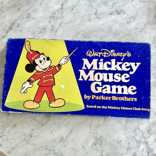 Vintage 1976 Walt Disney’s Mickey Mouse Board Game Parker Brothers Complete