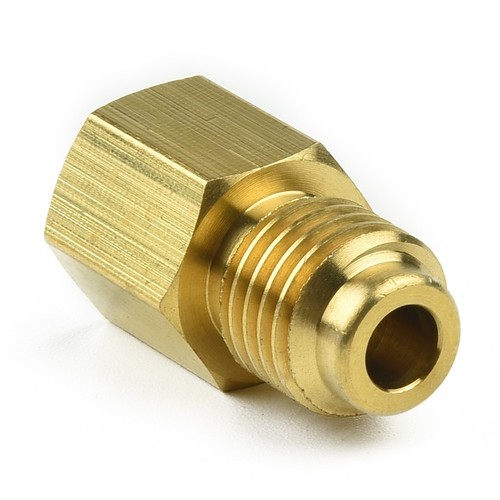 Brass R134A R12 Car Conditioner Adapter Quick Coupling 1/2 ACME Male 1/4 SAE - Picture 4 of 12