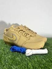 Rare Nike Jordan 1 Low Vapor Edge UCLA Bruins Gold Cleats HF5571 700 Size 11.5