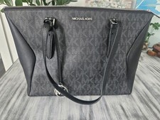 Michael Kors Charlotte Women`s Tote Bag - Black (35T0SCFT3B)