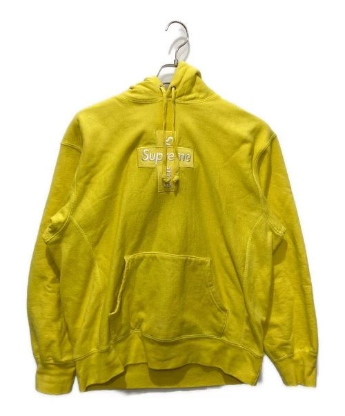Sweat à capuche logo boîte croisée S