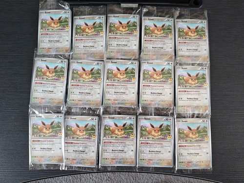 11 X Eevee Pokemon Day 2025 - Special Edition Promo Card. New & Sealed