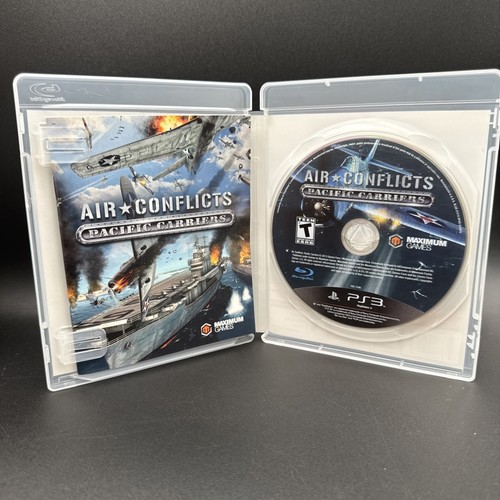 Air Conflicts: Pacific Carriers (Sony PlayStation 3, 2013)Cib Complete /Tested - Picture 3 of 3