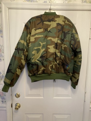 FOX MA-1 Flight Jacket XL Reversible New With Tags - Picture 6 of 6