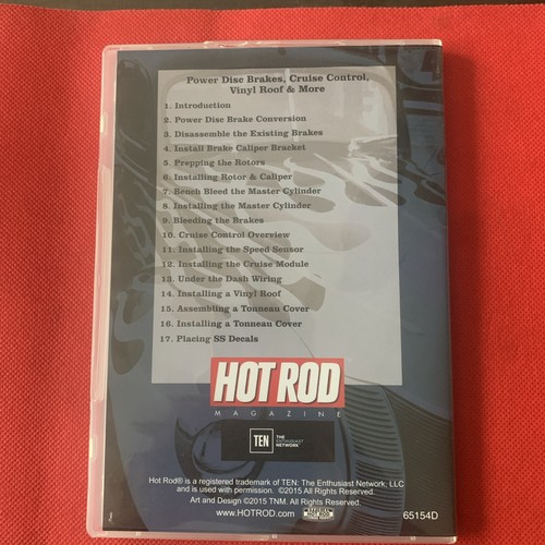 Pre Owned DVD Hot Rod Magazine Dream Build Drive Power Disc Brakes & More - Picture 2 of 4
