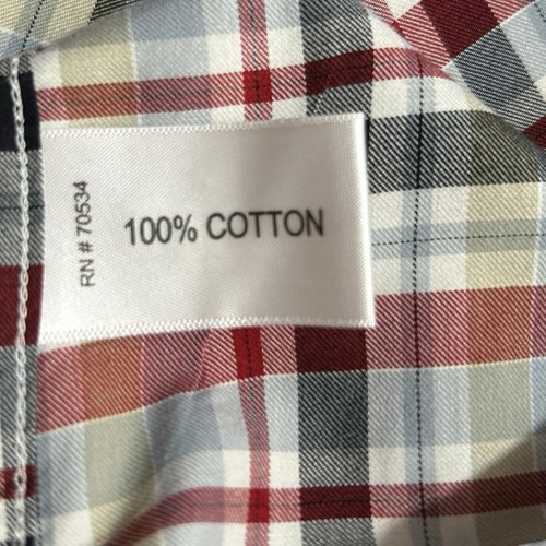 ORVIS Game Bird Gray Partridge Plaid Long Sleeve Button Up 2JFK Cotton sz L - Picture 9 of 9