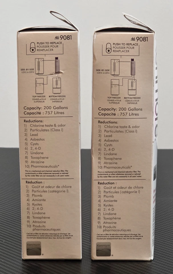 Kenmore Set of 2 46-9081 Replacement Refrigerator Water Filter *Read - Image 4 of 4