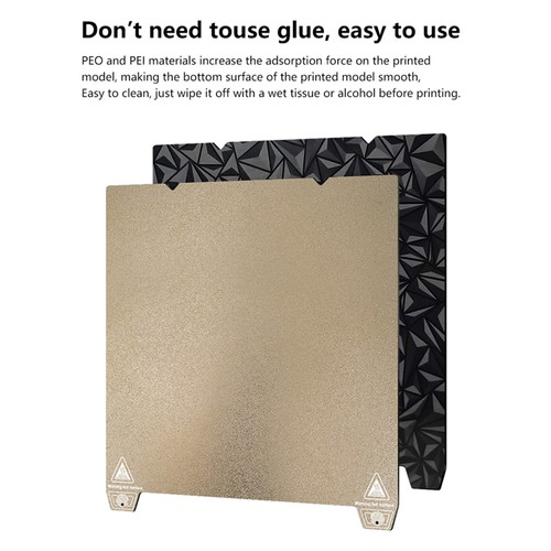 (Without Magnetic Sticker-One Side PEI One Side PEO)3D Print Bed Magnetic TDW - Afbeelding 3 van 12