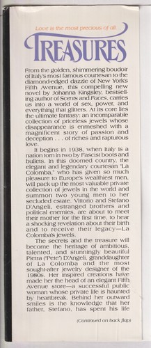 Treasures by Johanna Kingsley (Hardcover: Historical Romance) 1990 - Foto 2 di 6