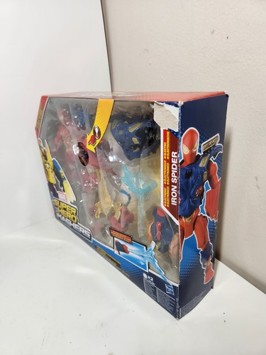 Neu in Verpackung Marvel Super Hero Mashers Electronic IRON SPIDER Actionfigur 2013 NEU - Bild 5 von 5