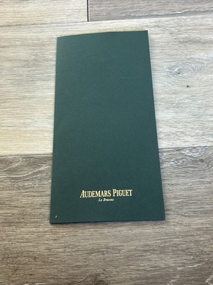 AUDEMARS PIGUET RECEIPT HOLDER 9 1/8 X 4 5/8 INCHES EMPTY