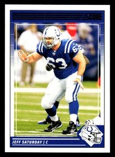 2024 Score #125 Jeff Saturday Indianapolis Colts