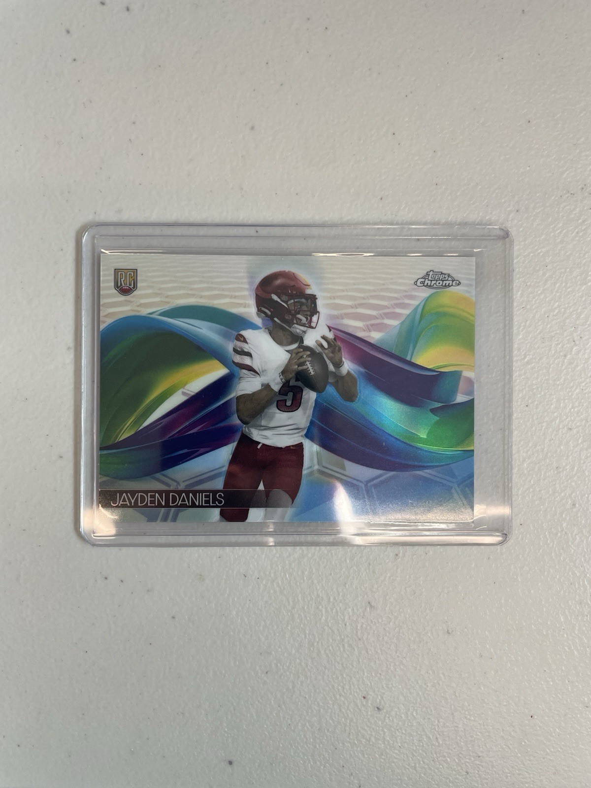 2024 Topps Chrome Jayden Daniels Rookie Helix Case Hit SSP #H-8