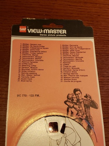 Seltener Elfenbeinküste GAF View-Master Blaster BC-770 GEÖFFNET in Verpackung - Bild 7 von 9