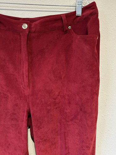 Vintage Chadwick’s Kunstleder Tunika und Hose Set Größe 16T rot - Bild 4 von 10