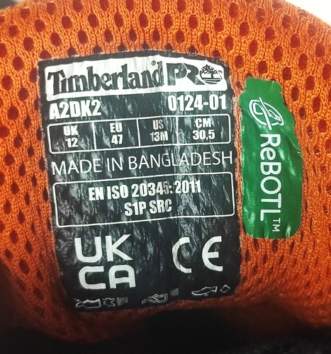 Timberland Pro Ballast Sicherheitsschuhe A2DK2 Work Boot Herren Black Gr.47 NEU - Bild 16 von 16