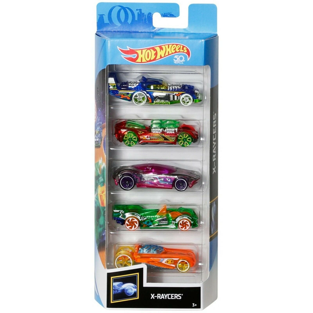 hot wheels x raycers 5 pack